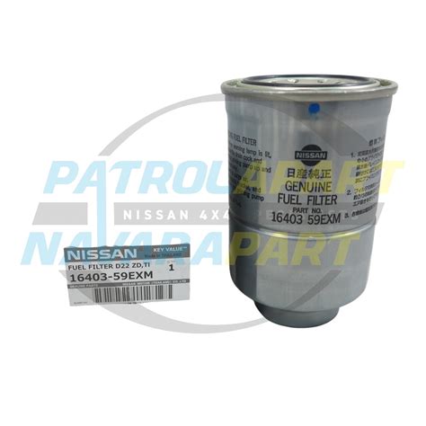 Genuine Nissan Navara D Zd Td Qd Yd Fuel Filter