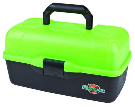 Flambeau Tackle Box 3 Tray Lime Green Onecheq