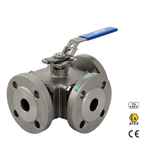 Way Flanged Ball Valves Of Stainless Steel C To C Temp