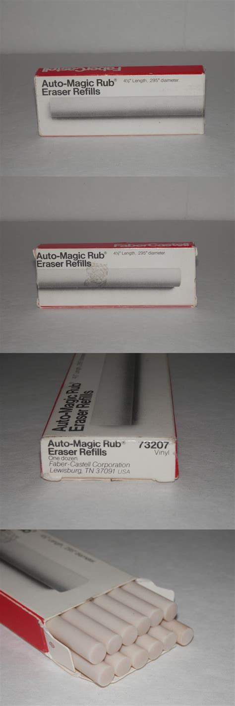 Faber Castell Auto Magic Rub Eraser Refills 45 Length 295 Diameter