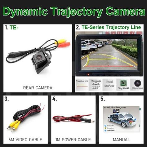 Cam Ra De Recul Pistes De Trajectoire Dynamiques Intelligentes Cam Ra