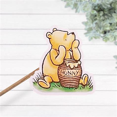 Classic Winnie The Pooh And His Hunny Pot Water Resistant Etsy