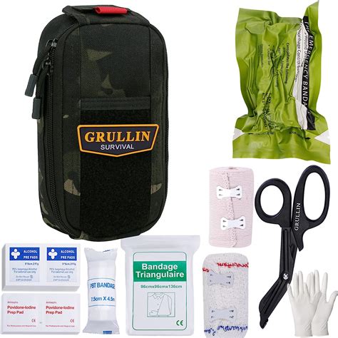 Grullin Ifak Med Trauma Kit Mini Molle Emergency First Aid Kit