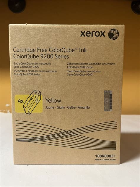 Genuine Xerox R Yellow Solid Ink Cartridge Colorqube