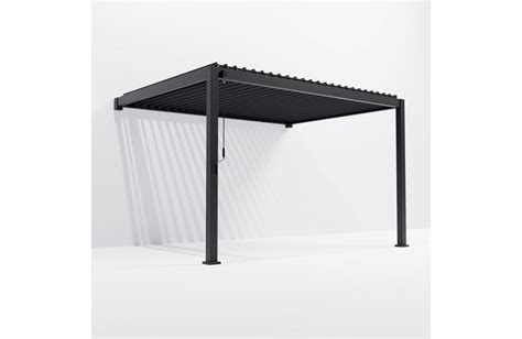 Titan 4m X 3m Square Wall Mounted Aluminium Pergola