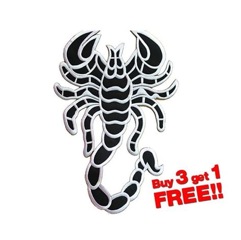 Scorpion Applique Iron On Patch Funny Patches Badge Patch Etsy Uk