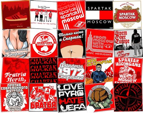 Spartak Moscow Stickers Ultras Avanti The Way Of Life