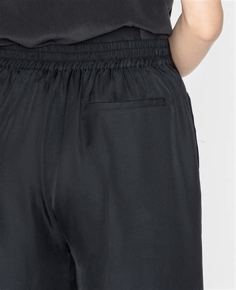 Silk Pleated Pants Grana