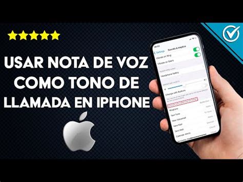 C Mo Usar Una Nota De Voz Como Tono De Llamada En Iphone Personaliza