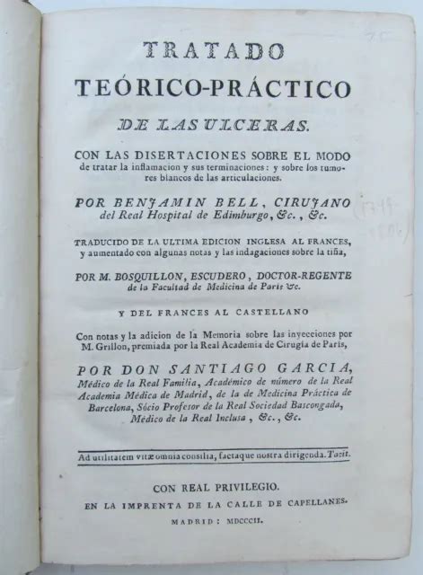 1802 TRAITÉ THÉORIQUE PRATIQUE DES ULCÈRES MEDICAL TRAITEMENT DES