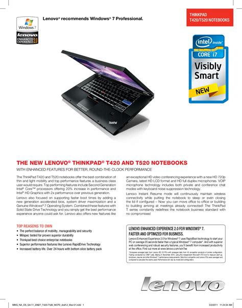 Pdf Manual For Lenovo Laptop Thinkpad T420 4180