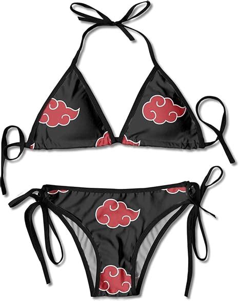 Akatsuki Women S High Cut Cami Bikini Set Two Piece Swimsuit Amazon Co Uk Clothing
