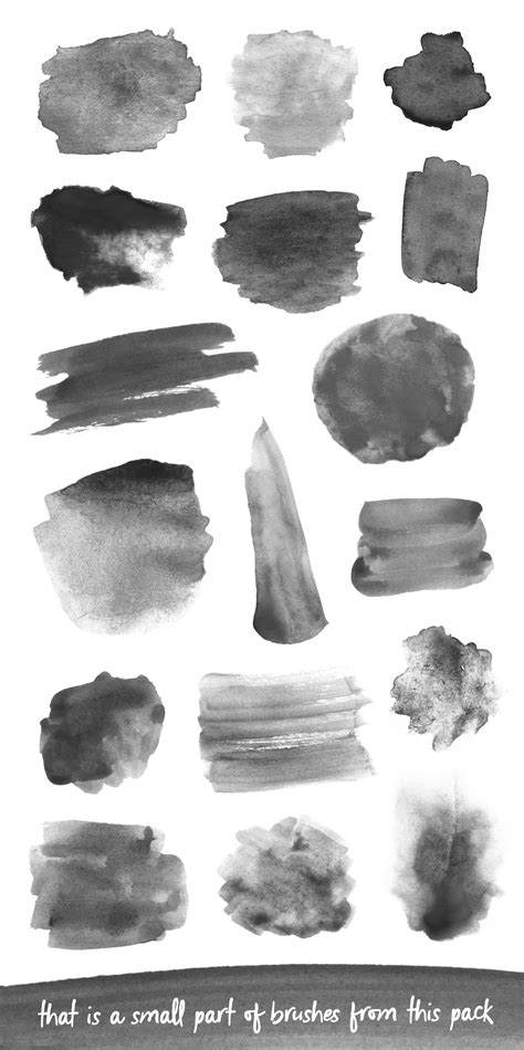 Free Watercolor Photoshop Brushes