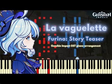 La Vaguelette Genshin Impact Story Teaser OST Piano Arrangement