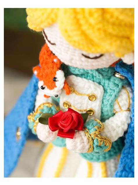 Muñeco principito de ganchillo principe amigurumi muñeco principito