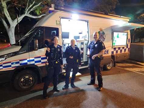 Officers On Patrol At Redbank Train Station Ipswich