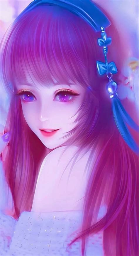 Anime Girl Pink Anime Angel Girl Beautiful Fantasy Art Anime Art