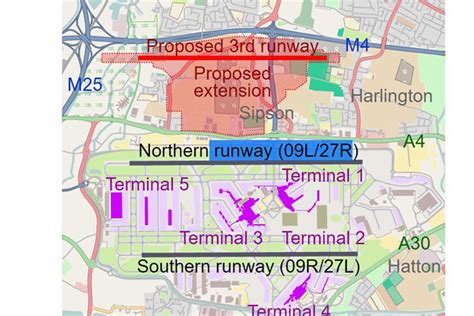 Terminal 3 Heathrow Parking Map