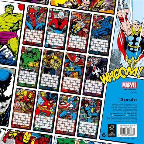 Marvel Calendar 2025 Pdf Cloe Melony