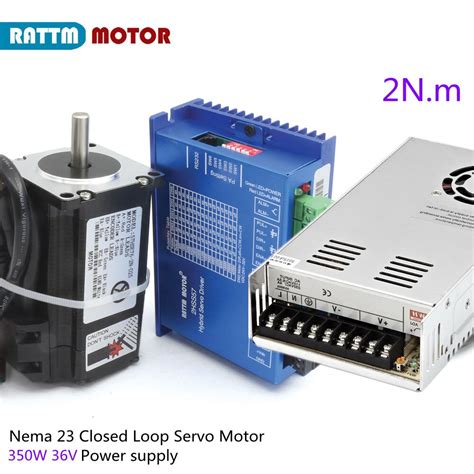 Nema Closed Loop Servo Stepper Motor Kit N M A Kg Cm Hss