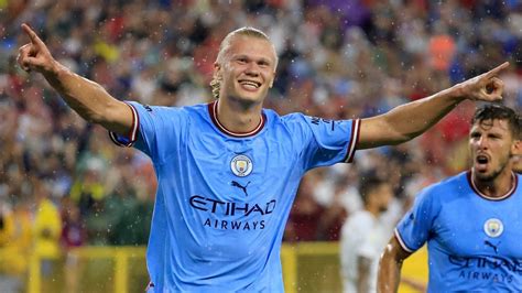 Watch Haaland Scores First Man City Goal As £51m Striker Gets Into