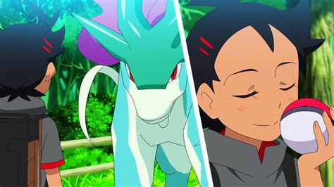 Goh Catches Suicune Pokemon Amv Youtube