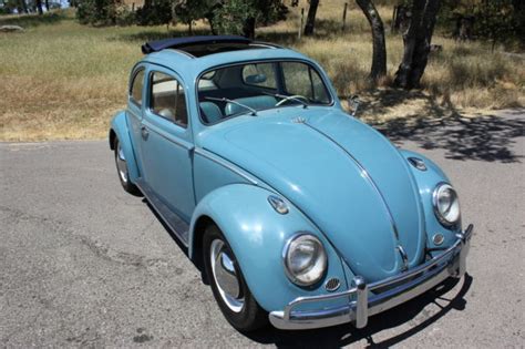 Volkswagen Ragtop Sunroof Bug Original California Classic