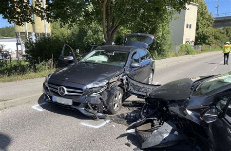 Josef Beyerle Straße in Weil der Stadt Vier Verletzte bei schwerem