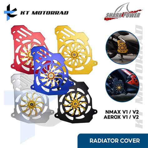 Kt Radiator Cover With Gold Spinner For Nmax V1 V2 And Aerox V1 And V2 Shopee Philippines