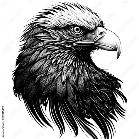 Eagle Vector Illustration For Logo Tattoo Or Design Generative AI