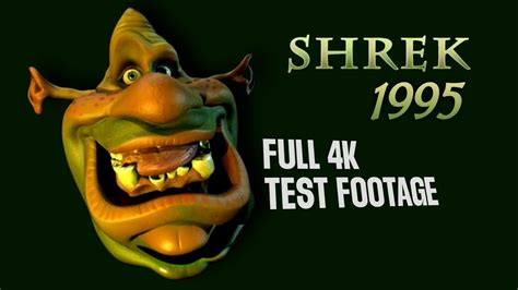 Shrek 1995 Test Footage 4k60 Remaster Clean Audio Youtube