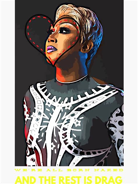 We Re All Born Naked And The Rest Is DRAG Sticker For Sale By Anwright75vdc Redbubble