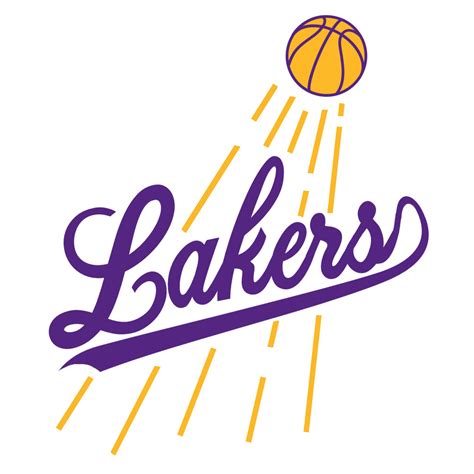 Lakers/Dodgers crossover logo I designed. : r/LosAngeles