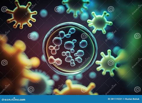 Probiotica Batteri Biologia Microflora Colonia Di Escherichia Coli Per