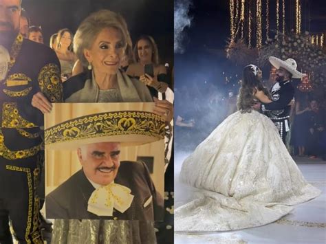 Vicente Fern Ndez Jr Le Rindi Homenaje A Su Pap En Su Boda Con