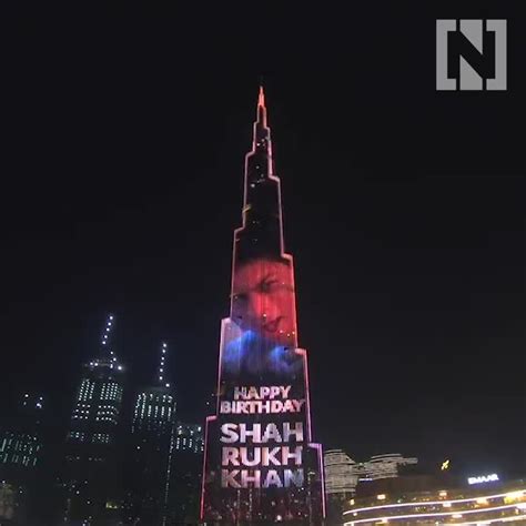 Burj Khalifa Shines To Celebrate Shahrukh Khan S Birthday