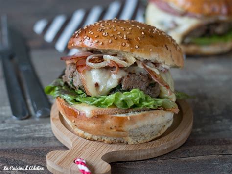 Burger montagnard à la raclette La Cuisine d Adeline