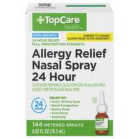 Topcare Allergy Relief Nasal Spray Non Drowsy Hour Fresh By