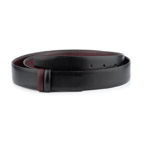 buy reversible black burgundy belt leather strap leatherbeltsonlinecom