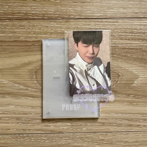 Jual BOOKED PC POB Photocard BTS Proof Jimin W Acrylic Shopee