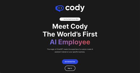 Cody Ai AI Tool Pricing Reviews And Alternatives 2023