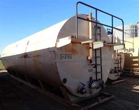 500 Barrel Skid Mounted Frac Tank Round 21000 Gallon In Colorado Usa