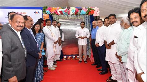 Ap Cm Jagan Mohan Reddy Lays Foundation Stone For Bhogapuram