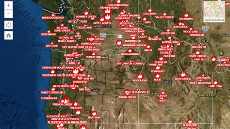 Oregon Wildfire Map