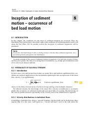 Reading Topic Pdf From Chanson H Hydraulics Of Open