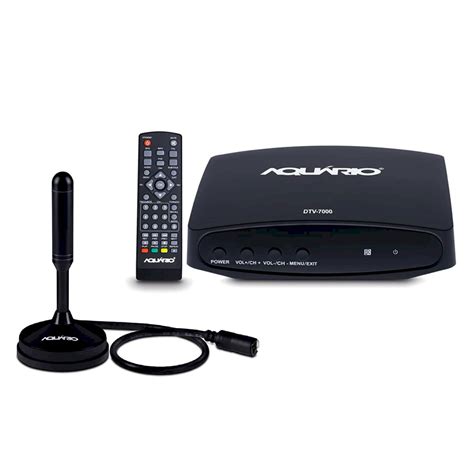 Kit Conversor Digital Aqu Rio Dtv S Antena Tv Interna Vinisound