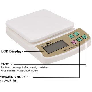 Buy IQ TECH SF 400A Multipurpose Digital Kitchen Weighing Scale With