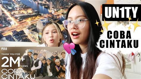 UN1TY Coba Cintaku M V REACTION YouTube