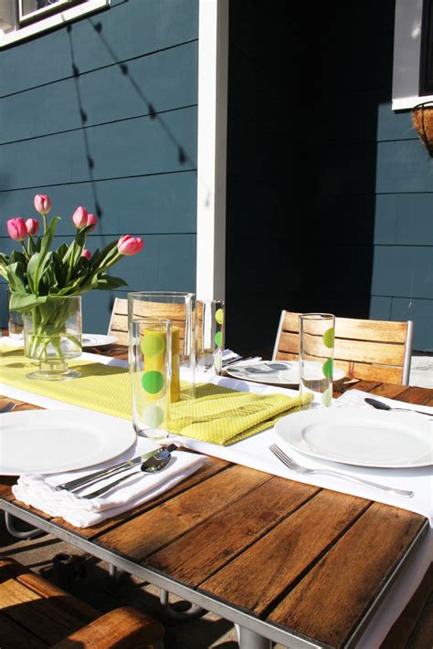 Ikea Wood Patio Table Setup Patio Ideas