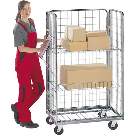 Roll containers: order picking trolley, WxD 900 x 600 mm | kaiserkraft IE